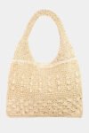 Fame Straw Braided Tote Bag